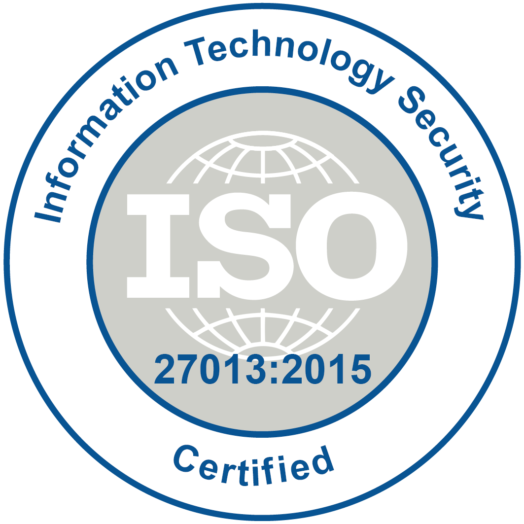 ISO 27013:2015 Information Technology Security Certified